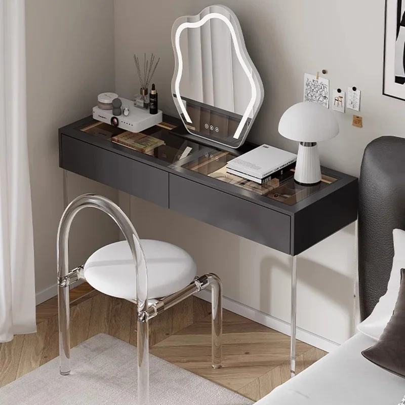 

Minimalist Cabinet Dressers Makeup With Mirror Storage Vintage Dressers Modern Cream Style Bedroom Furniture Tocador Blanco LLDT