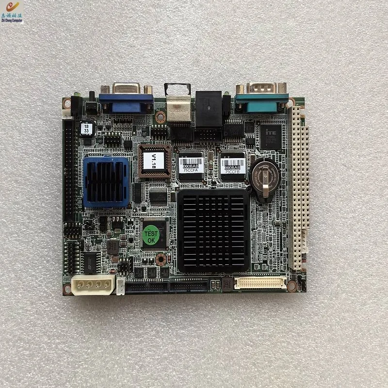second-hand PCM-9375F Embedded Motherboard PCM-9375 REV: A1 with Memory Industrial Control Motherboard