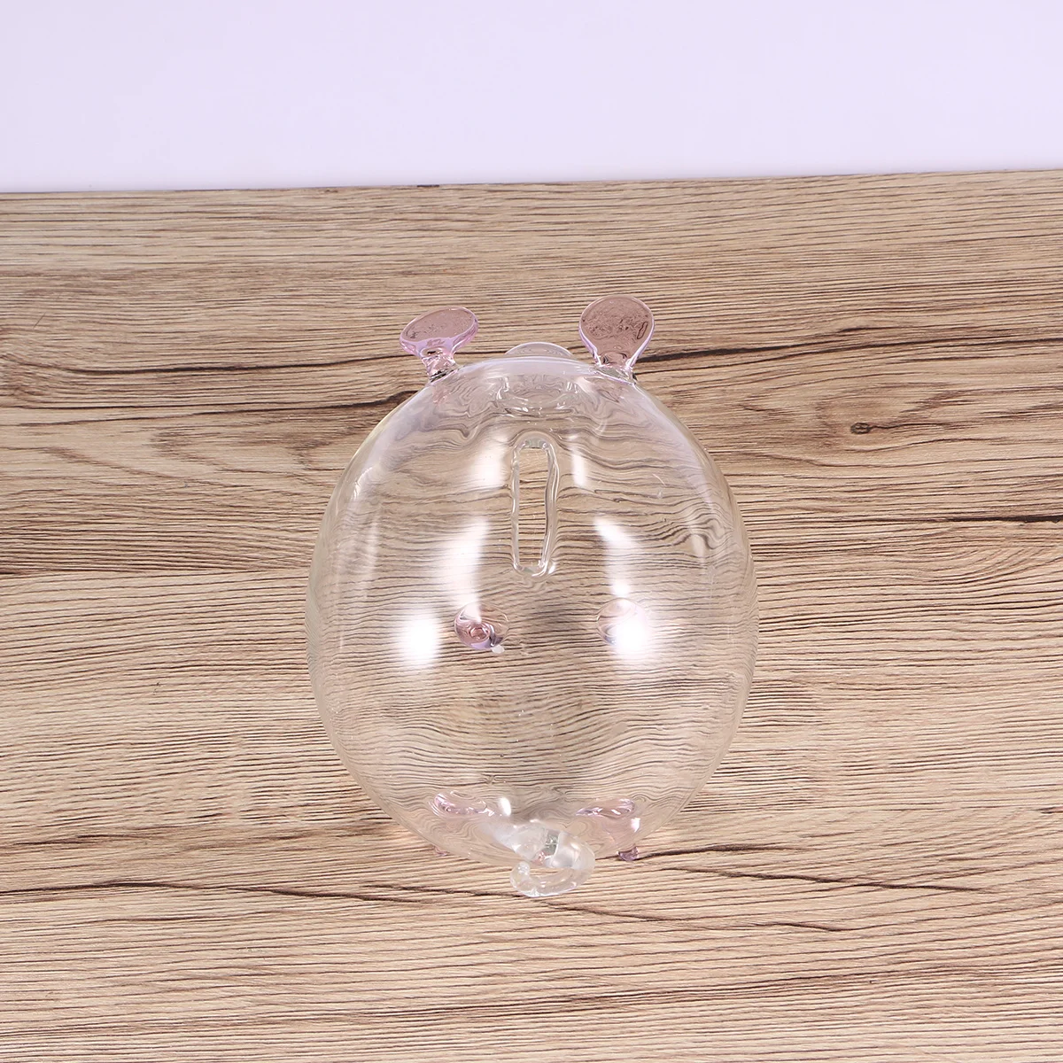 

Glass Cartoon Pig Shape Piggy Bank Creative Saving Pot Bedroom Decoration Coin Box Adorable Money Box Random Color