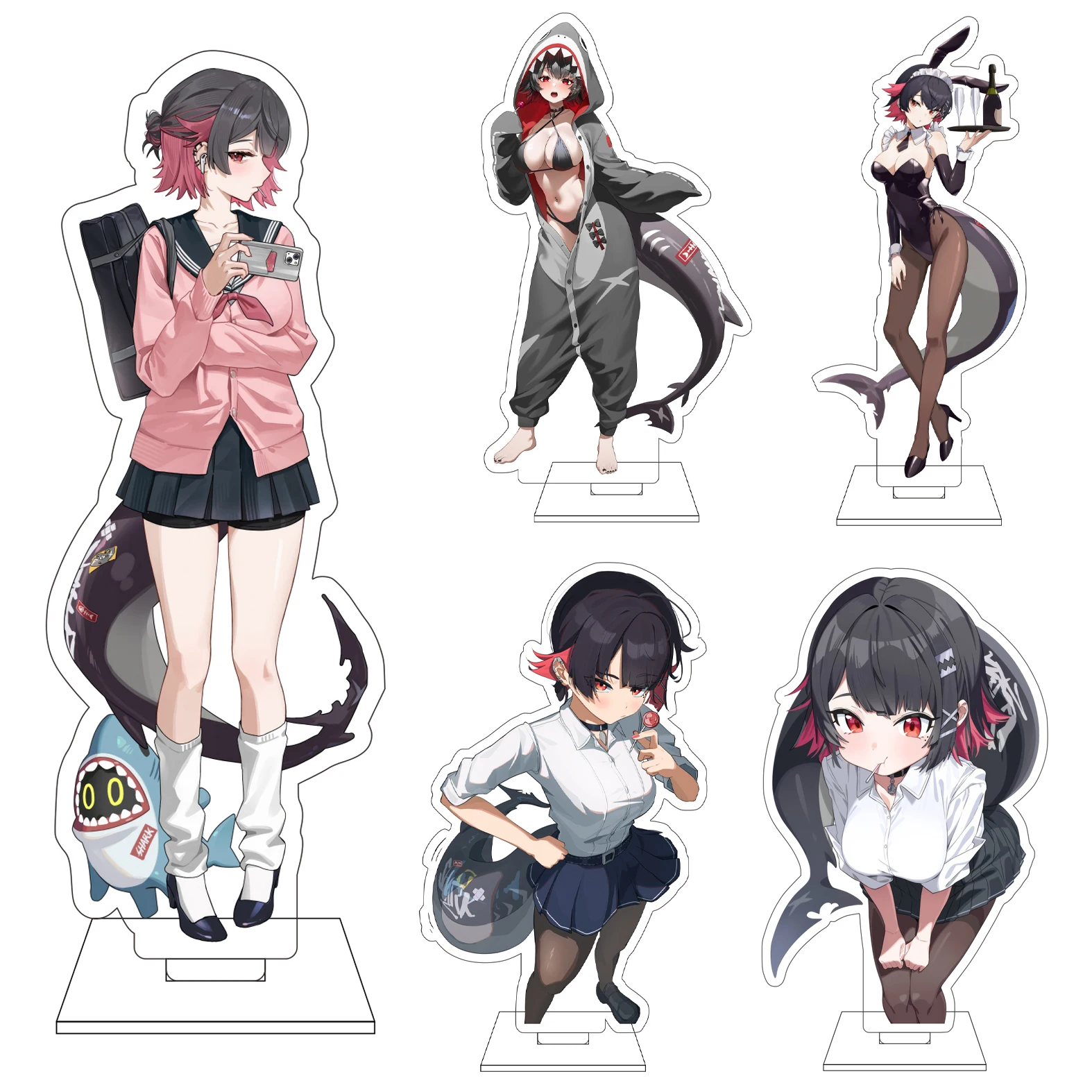 16CM Anime Zenless Zone Zero Cosplay Acryl-Figur Standplatte Ellen Joe Ornamente Geschenke