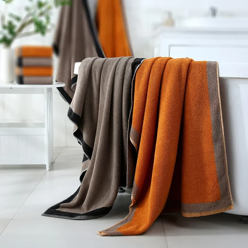 Luxury Bath Towels for Adults, Super Absorbent Terry Cloth, Set of 3, Hand Bath Beach Towels, Soft Durable, Basic Couple Models