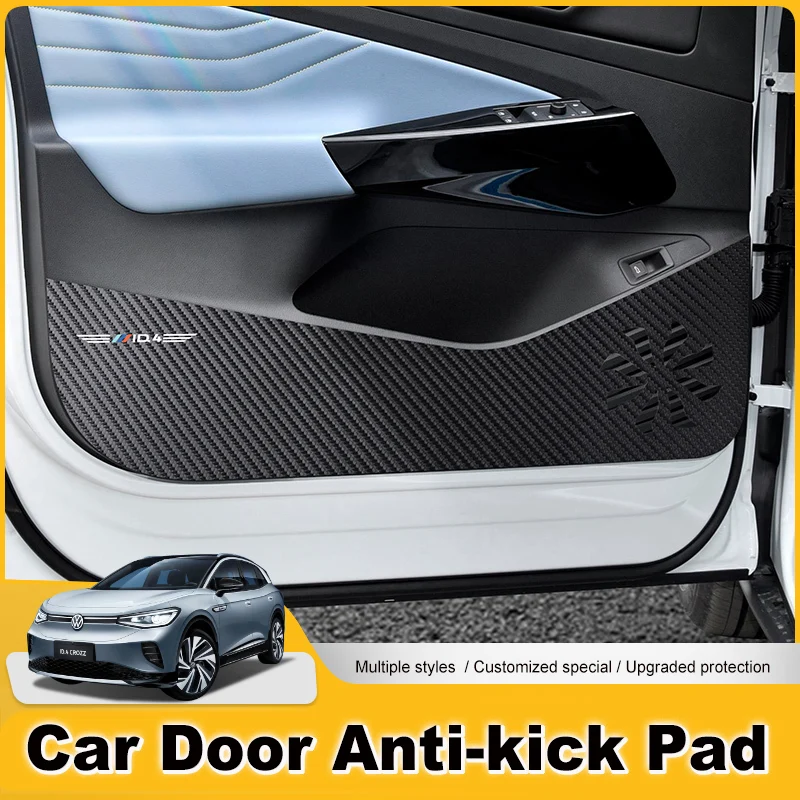 

For VW Volkswagen ID.4 Car Door Anti-Kick Pad Sill Scuff Plate Pedal Decor Waterproof Protector Sticker - Vehicle Accessory