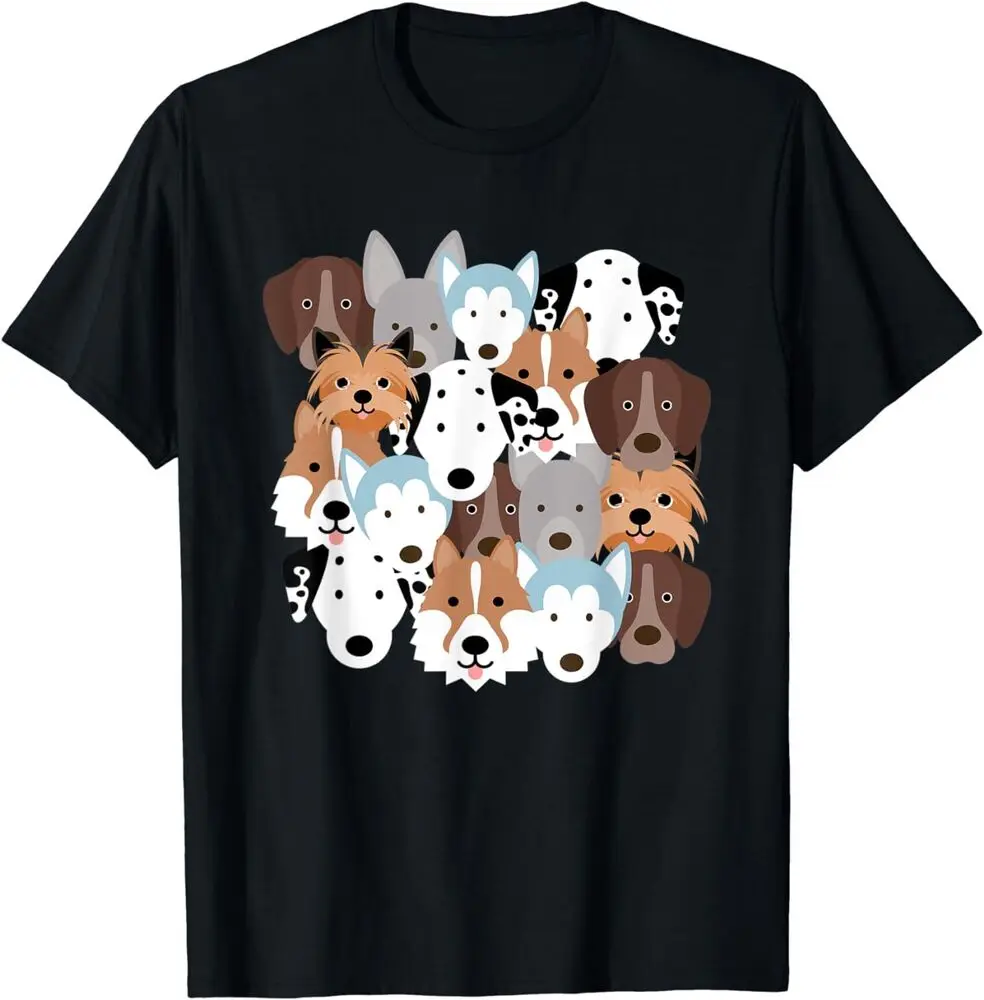 Puppy Dog Pack - Detailed Graphic Design T-Shirt sAnime Pattern Clothing Y2K Summer