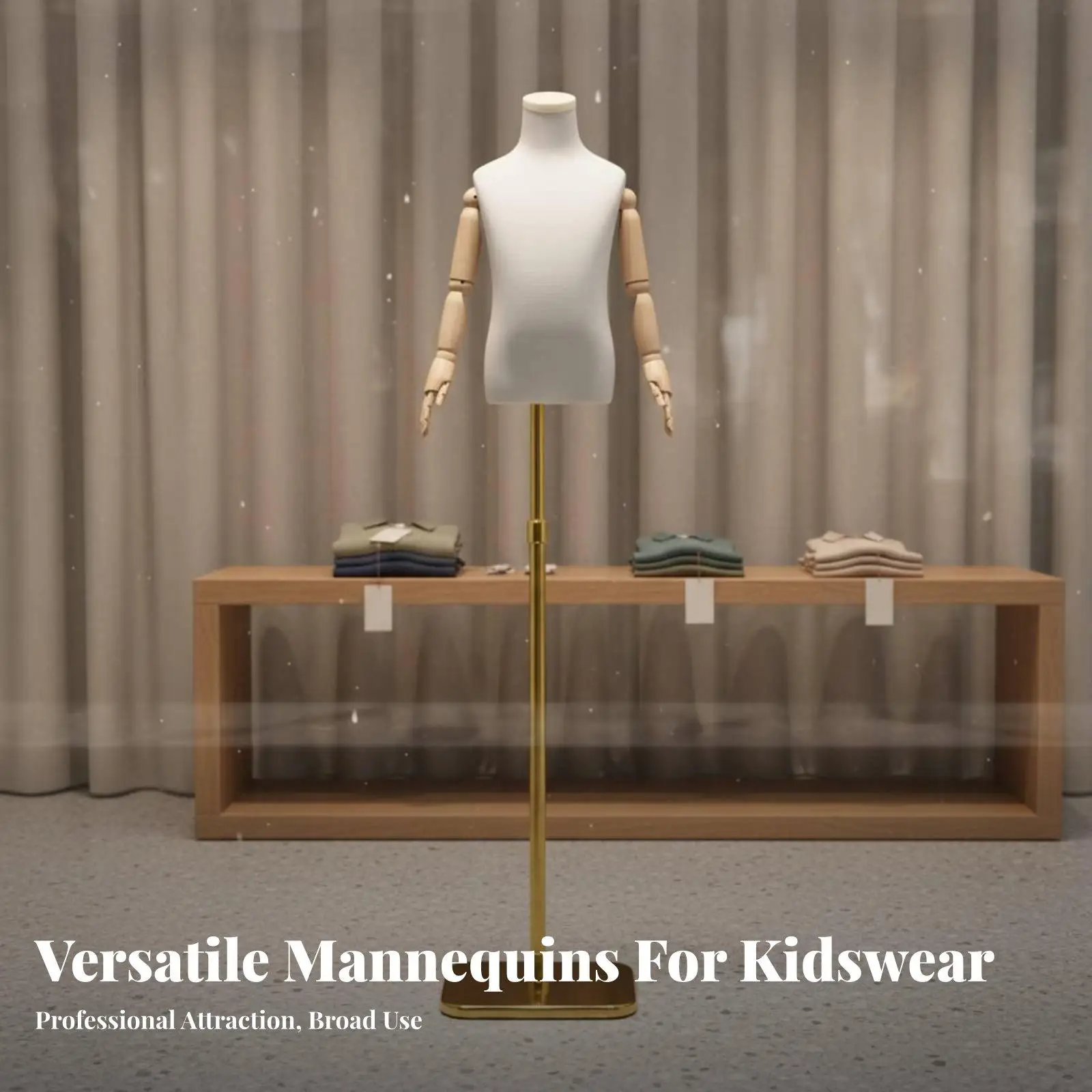Child Mannequin Reusable Kids Clothing Display Stand Long-Lasting Plastic