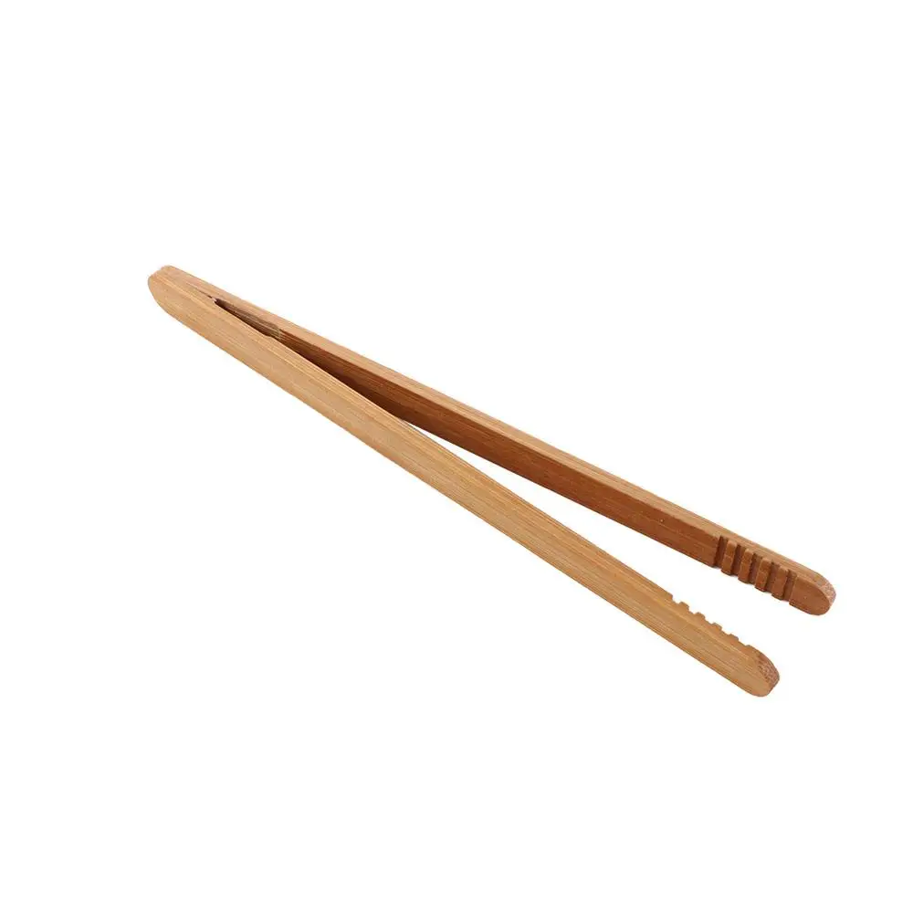 Muffin Bacon Reusable Cooking Bamboo Clamp Tea Tweezer Food Tongs Toast Clip Gripper