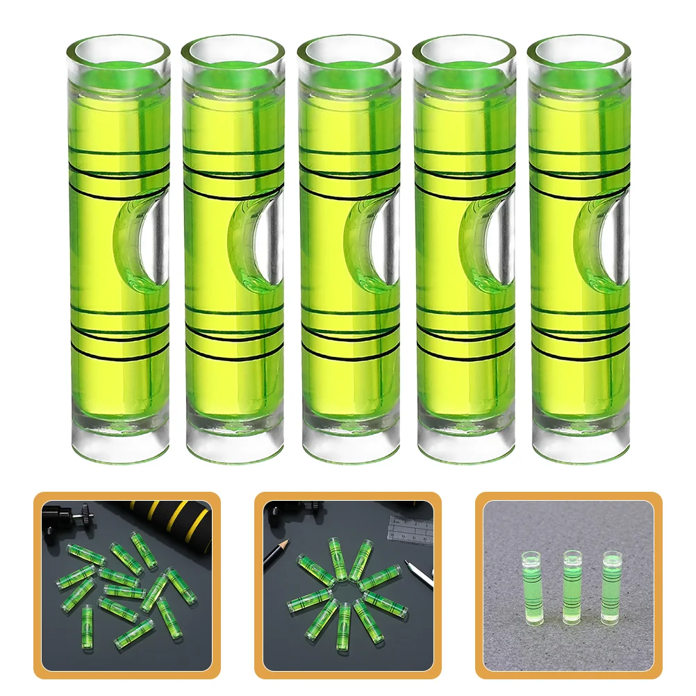 Bubble Spirit Level 50Pcs Bubbles Horizontal Rulers Mini Cylindrical Level Rv Standard Levels Camping Trailer Photo