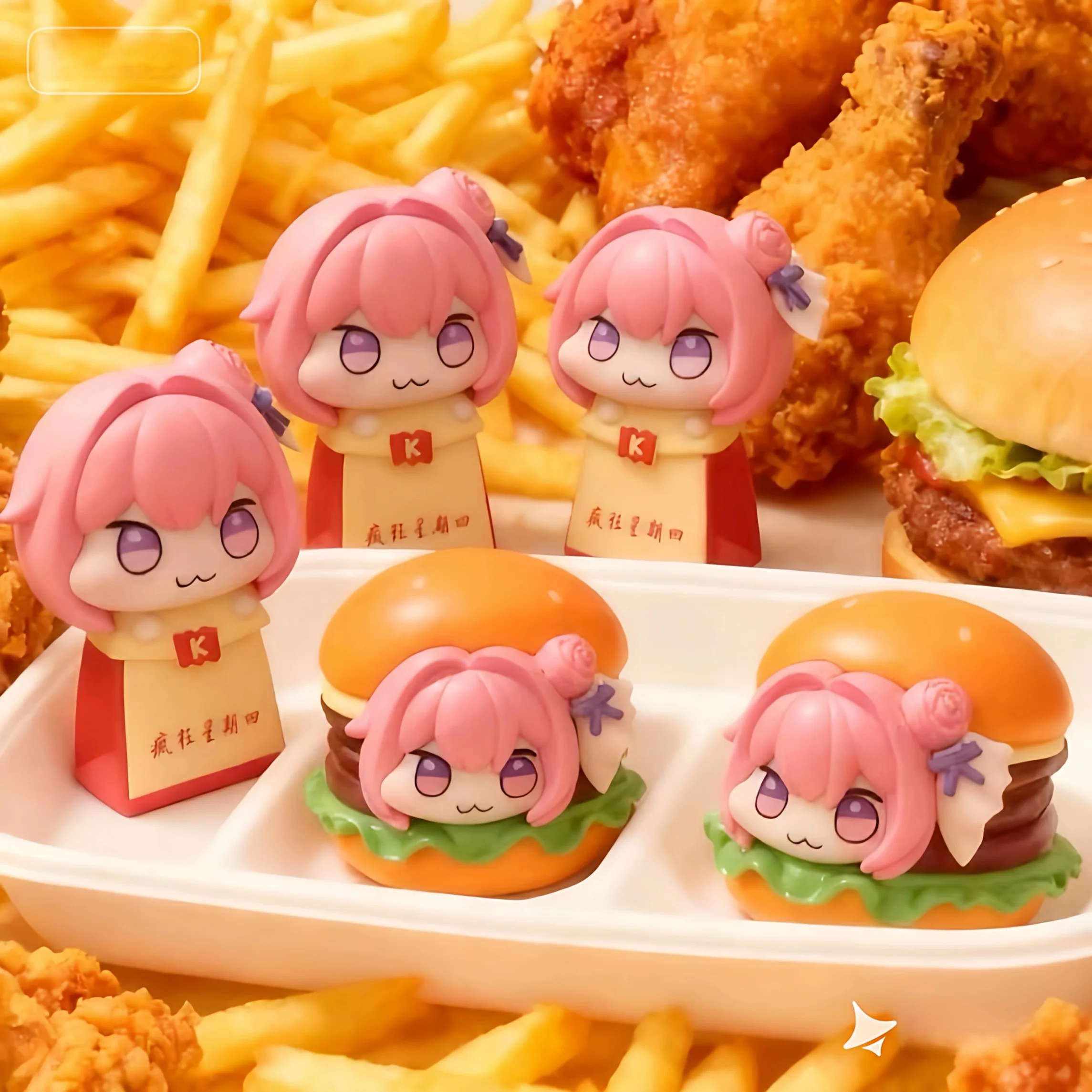 �y�Z�[�����z�h���[�o�[�K�[ �s���N�h�b�O �t�B�M���A �R���N�^�u���g�C �a�����v���[���g �A�j���Q�[�� �I���W�i����i �ÓIPVC���f�� /6�X�P�[��