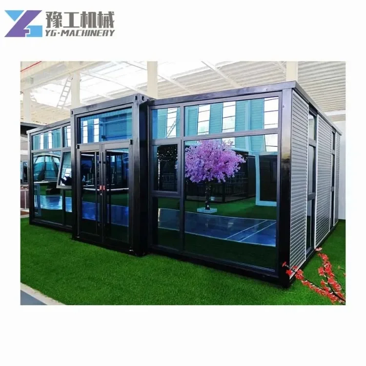 YG 20/40ft Tiny House Prefabricated Portable Container House Double Wing Folding Room Can Be Freely Moved Container House