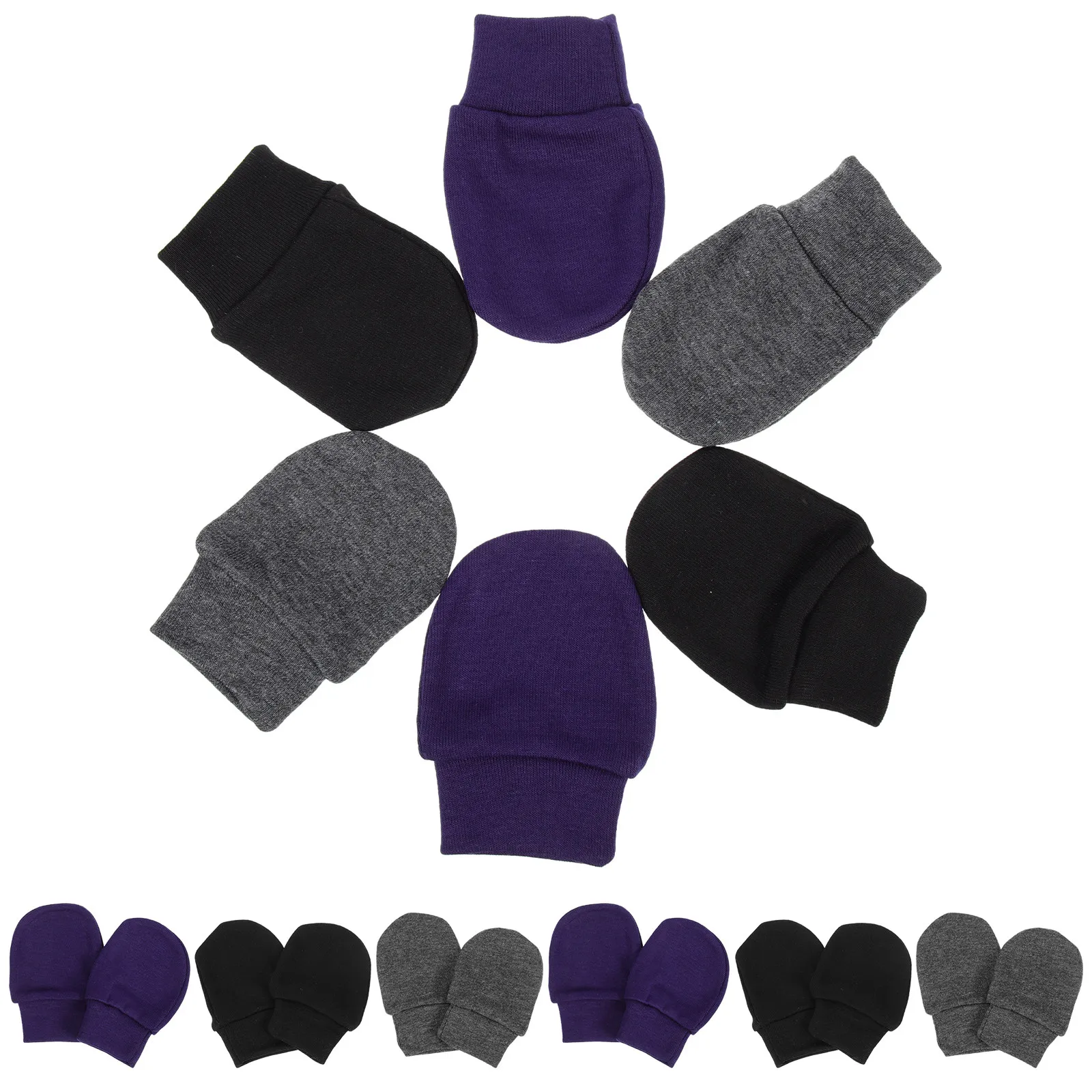 

Детские варежки из мягкого хлопка с защитой от царапин, удобные перчатки для младенцев, защищающие ручки новорожденных от царапин