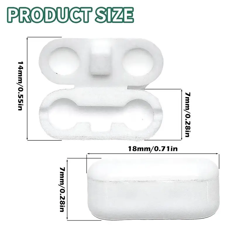 10/20pcs Roller Blinds Pull Cord Connector & Curtain Chain Connector