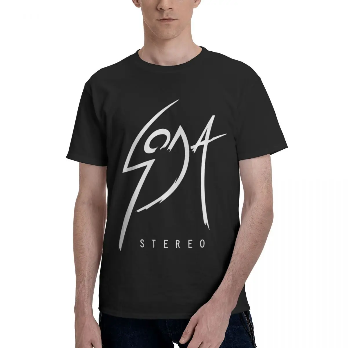

Soda Stereo Graphic (2) 100% Cotton Casual Breathable Confortable Tops Funny Men's T-Shirt Men's Wear