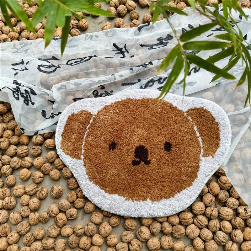 

Kawaii Anime Miffy Carpet Boris Bear Floor Mat Non slip Floor Mat Bathroom Entry Foot Mat Cute Mat Warm Foot Carpet Gifts Toys