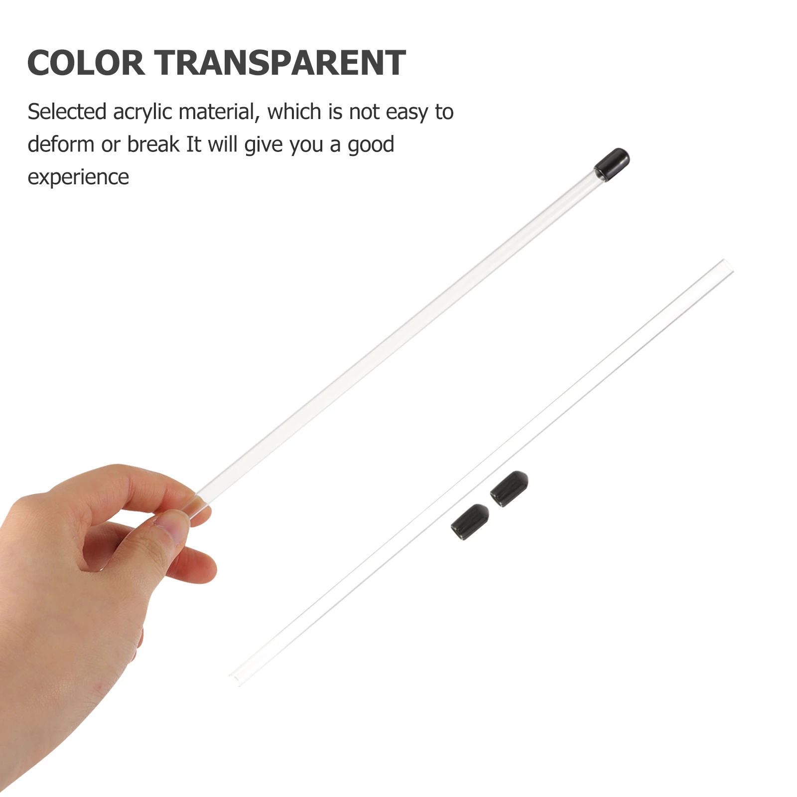 

30pcs Acrylic Storage Tube Portable Incense Stick Holder Container For Travel Camping Hotel Use Lightweight Dustproof Smooth