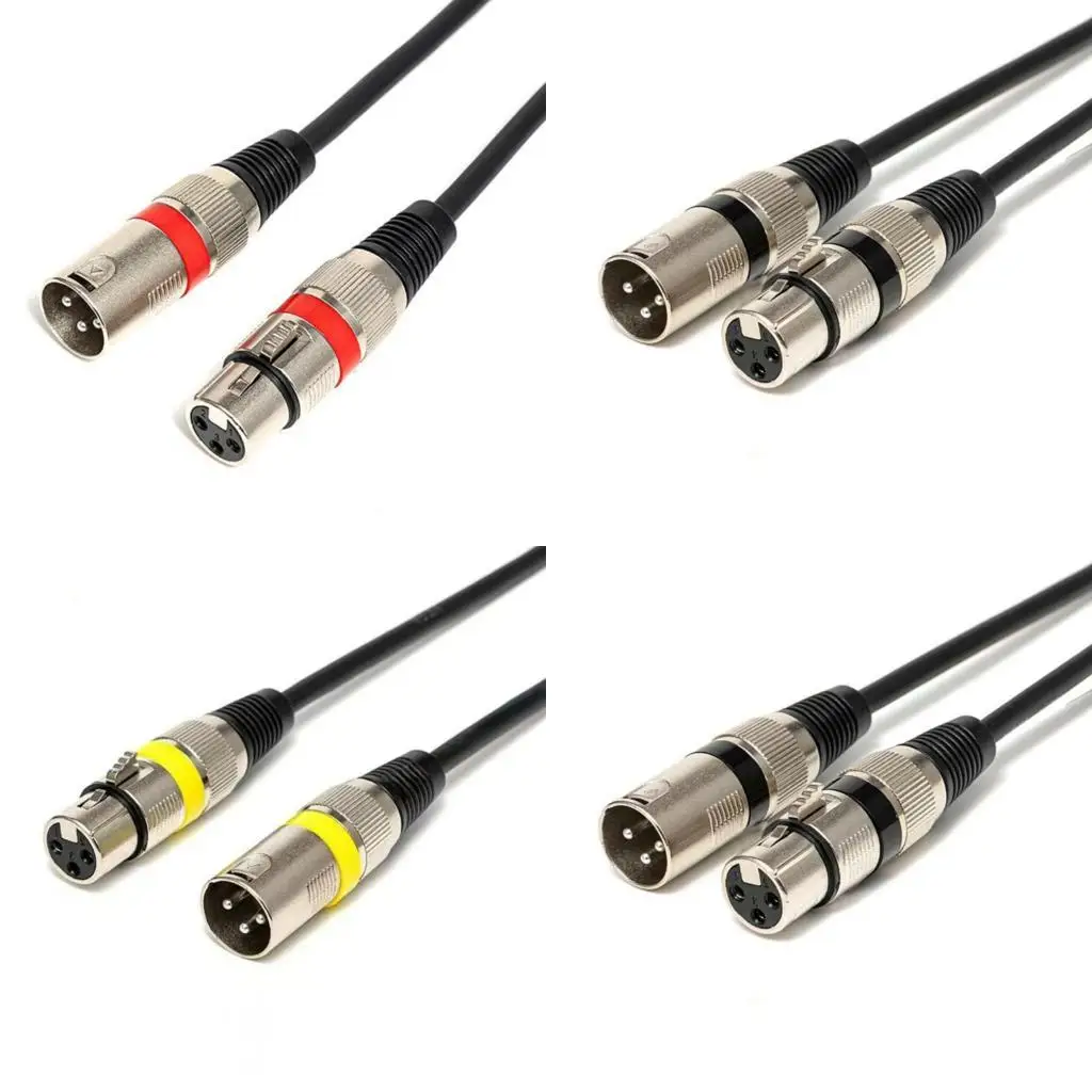 3 Pin XLR Sound Cord for Speaker Studio and Live Stage Use Daily  D2RC