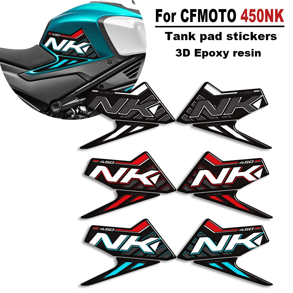 

3D комплект из эпоксидной смолы, накладка на топливный бак мотоцикла, наклейки, защитные наклейки для CFMOTO CF MOTO 450NK 450 NK 2024 2025