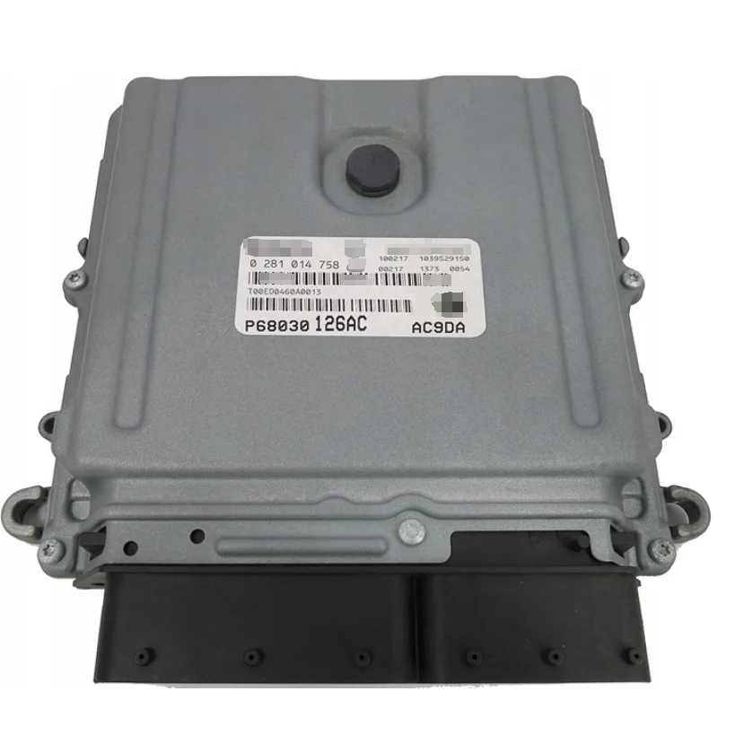 

Car Engine Computer Board ECU Engine Control Unit Module ECM P68030126AC 0281014758 68030126AC for Jeep Wrangler 2.8 CRD