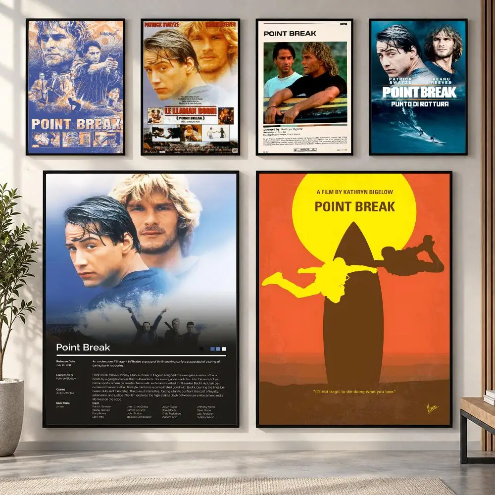 POINT BREAK Movie Art Picture Print Silk Poster HD art sticky wall waterproof home living room bedroom bar aesthetic decoration