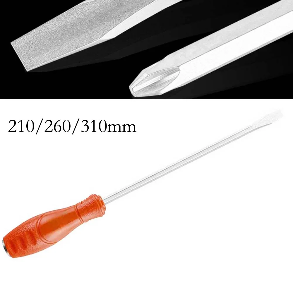 

1 шт. 210-310 мм длинная магнитная отвертка шлицевая крестовая отвертка с резиновой ручкой многофункциональная отвертка ремонт ручной инструмент