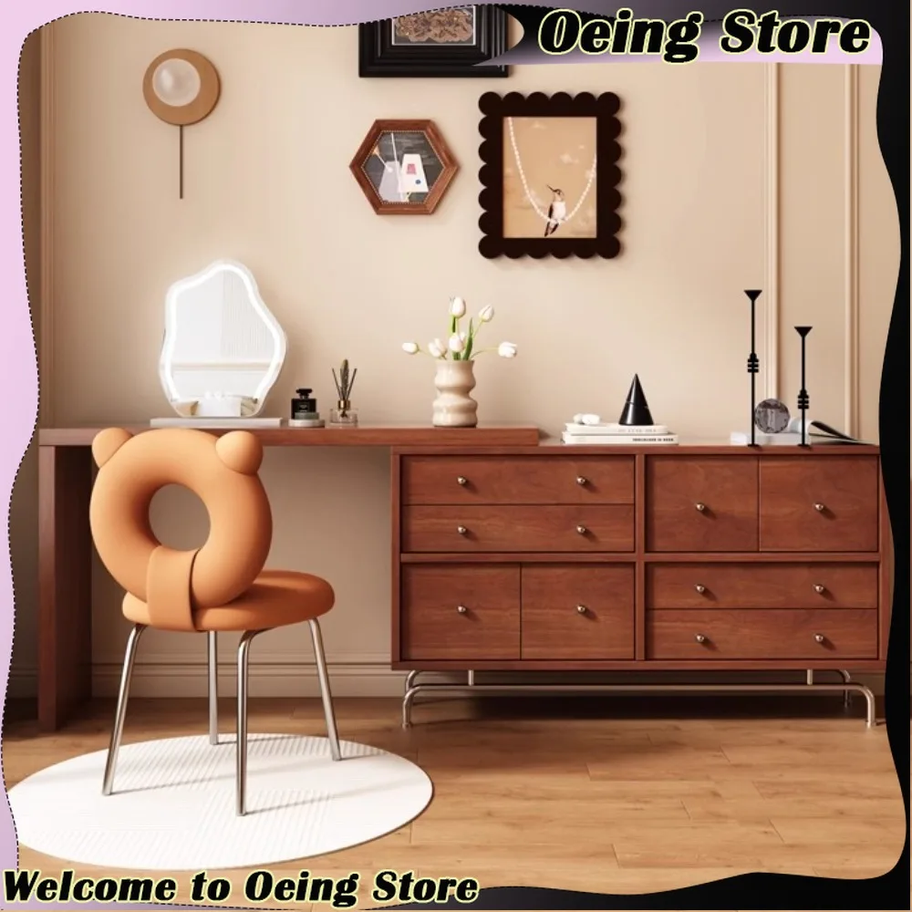 البراز ماكياج خلع الملابس الجدول خمر المنظم درج الجمال خلع الملابس الاطفال الأبيض Mueble Tocador الفقرة Maquillaje ديكور المنزل