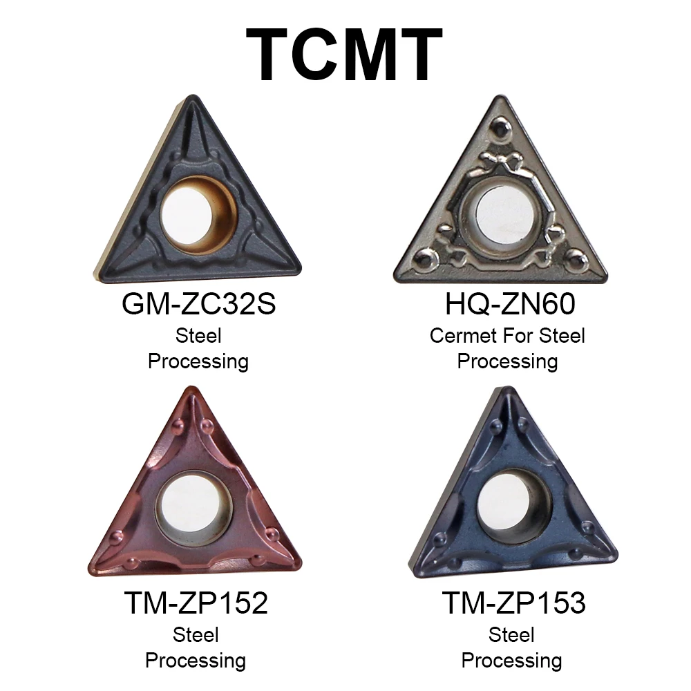MZG 10pcs TCMT090204 TCMT090208 TCMT110204 TCMT110208 TCMT16T304 TCMT16T308 CNC Lathe Cutter Carbide turning insert TCMT