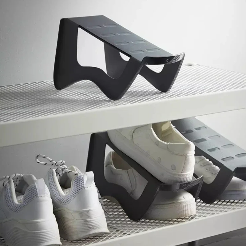 

Home Garden Shelf Modern Lightweight Plastics Shoe Storage Rack Shoe Classification Storage Shoe Hanger Living Room Accessories