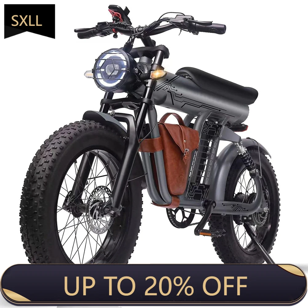 

Snow Sand Fat Bike U13 Cheap 1200 Watt Electric Bike IPX5 Waterproof 7 Speed Hydraulic Disc Brake All Terrain Electric BikeSXLL