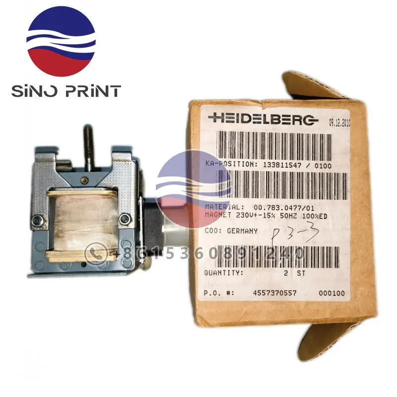 

Оригинальный новый 00.783.0477 магнит 230 В +-15% 50 Гц 100%ED для Heidelberg Printmaster GTO52 Список компонентов Офчайшие печатные детали