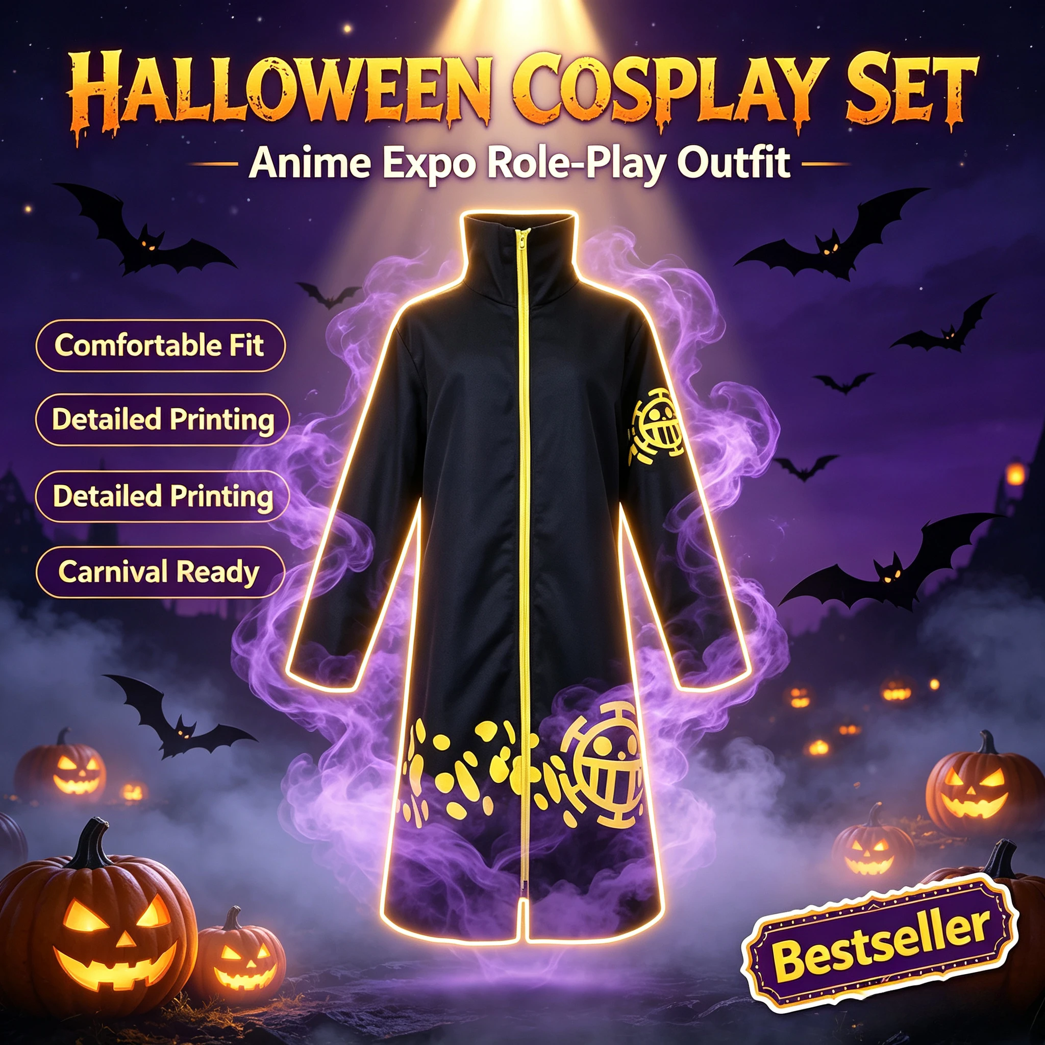Anime One Piece Trafalgar D. W – Windbreaker Anime Merchandise recenzja i cena