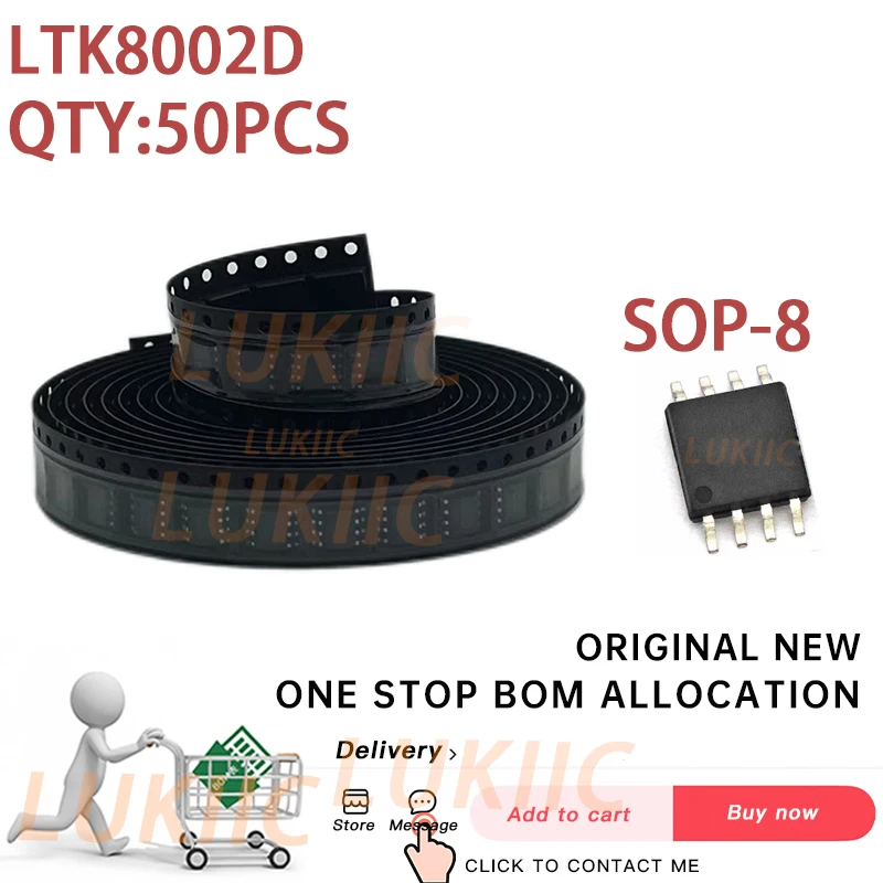 (50-100PCS) 100% New LTK8002D LTK8002 8002D SOP-8