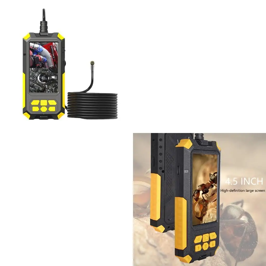 

9 LED 4.5" & IP68 Snake Endoscope Borescope Inspection Camera For PC Phone