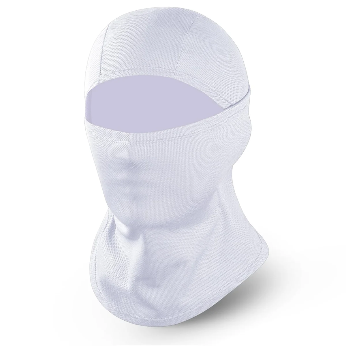 White Ski Mask for Men and Women, UV Protection Mask, Suitable for Motorcycles and