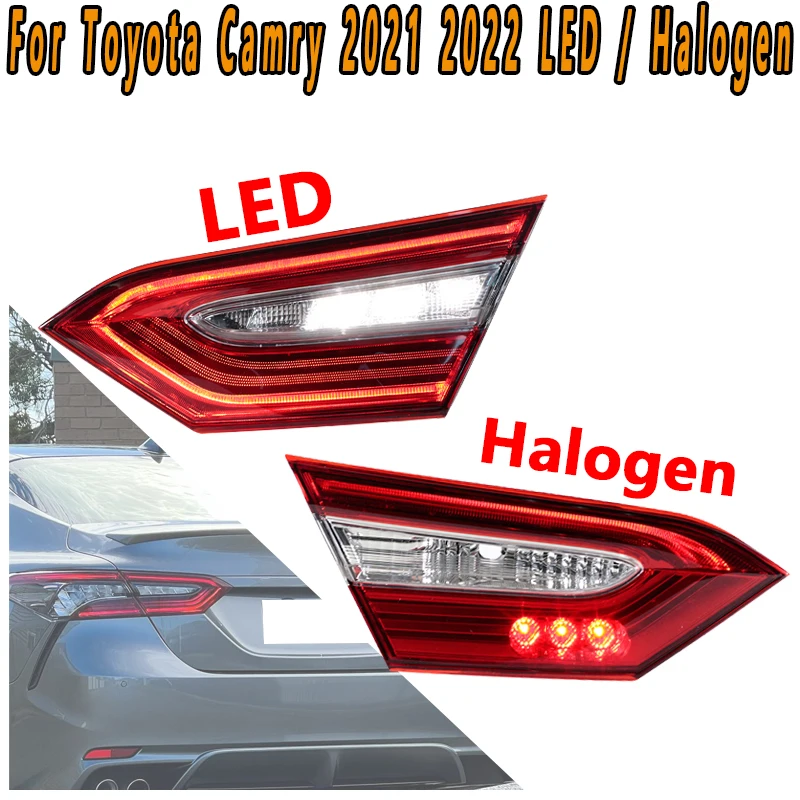 

Для Toyota Camry 2021 2022, светодиодный/галогенный задний фонарь, фонарь заднего хода, стоп-сигнал, мигающий свет рулевого управления, сигнальная лампа