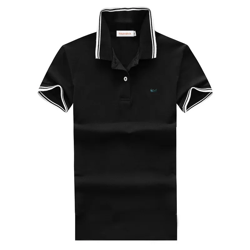 Polo Shirt Men\'s 100% Cotton Short Sleeved Lapel T-shirt Summer Male Fit Type Large Size Half-sleeved Golf Tops&Tees  906