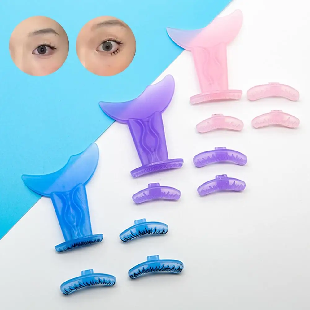 Eyeliner Eyelash Assistant Eye Lower Eyelash Stamp Makeup Tool Multi-purpose For Beginner Crescent-shaped Baffle Y7Y6