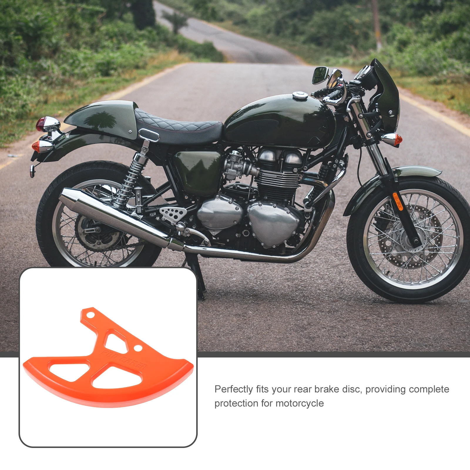 

Brake Disc Motorcycle Rear Protector Plastic CRF250 450 Fits Durable ABS Material Easy Install Off Road Accessories Brake