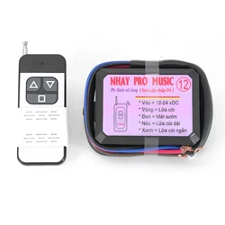 12 Tones 12-24V NHAY 3+ Pro Musical Horn with Remote Control for Cars, Trucks, Vans, Motorcycles – Multi-Tone Electric Horn Kit