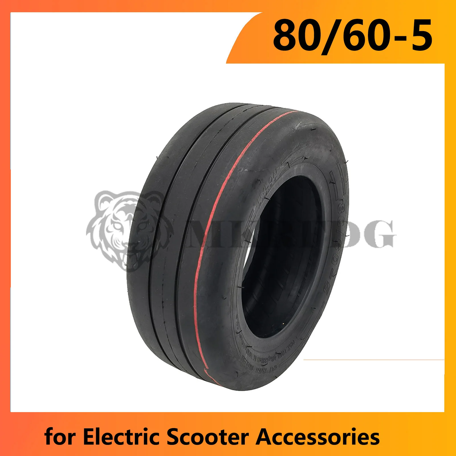 80/60-5 pneumatico per Ninebot Gokart Pro Kart Kit pneumatico esterno vuoto Tubeless parti di pneumatici lisci