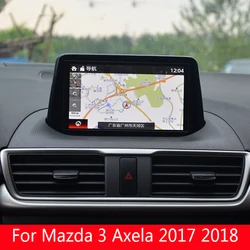 For Mazda 3 Axela 2017 2018 Car GPS Navigation  Screen Tempered Glass Protector Film Auto interior sticker is scratch resistant