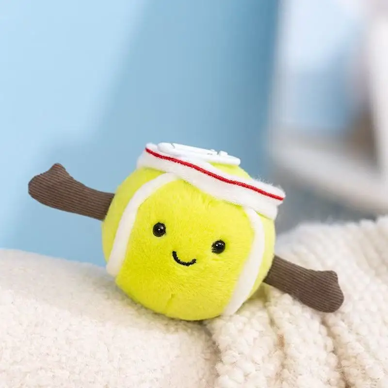 16cm nouvelle série de boules de Simulation sac à dos pendentif poupée en peluche jouet dessin animé mignon cadeau pour petite amie poupée amusante