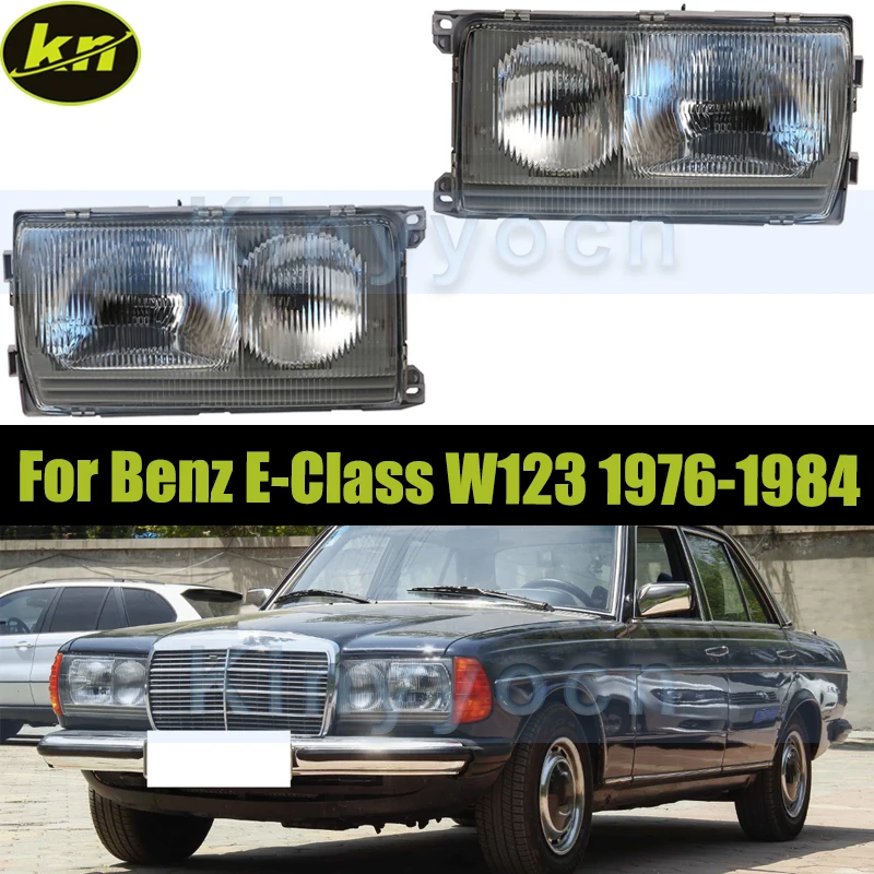 

1Pair Front Bumper Headlight Headlamp For Mercedes Benz E-Class W123 230 1976-1984 Head Light Head Lamp 1238205159 1238205259