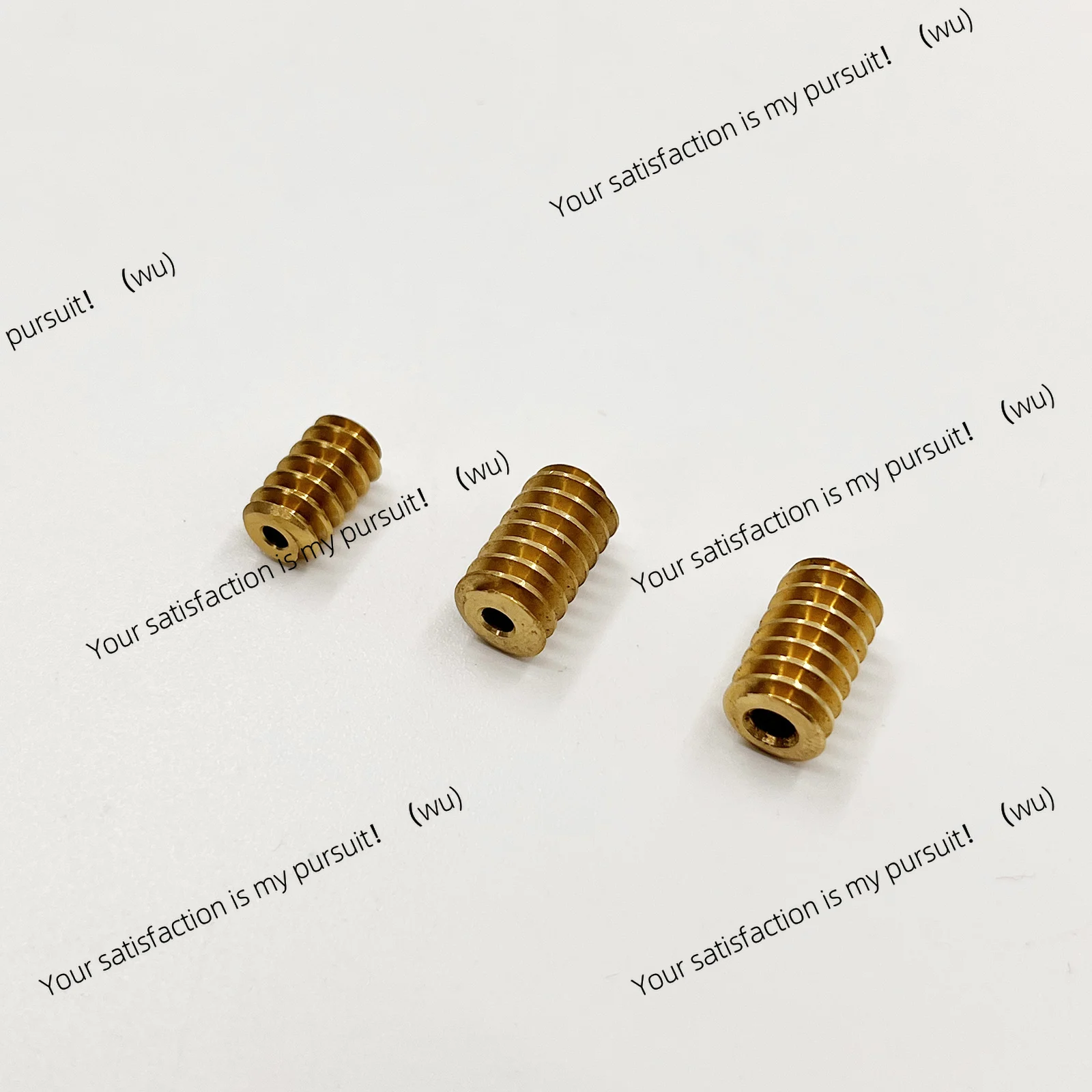 1pc 0.5 Modulus 1.98mm/2.28mm/ 2.98mm Aperture Hole Diameter Single-head Copper Worm Gear matching 2mm/2.3mm/3mm Shaft