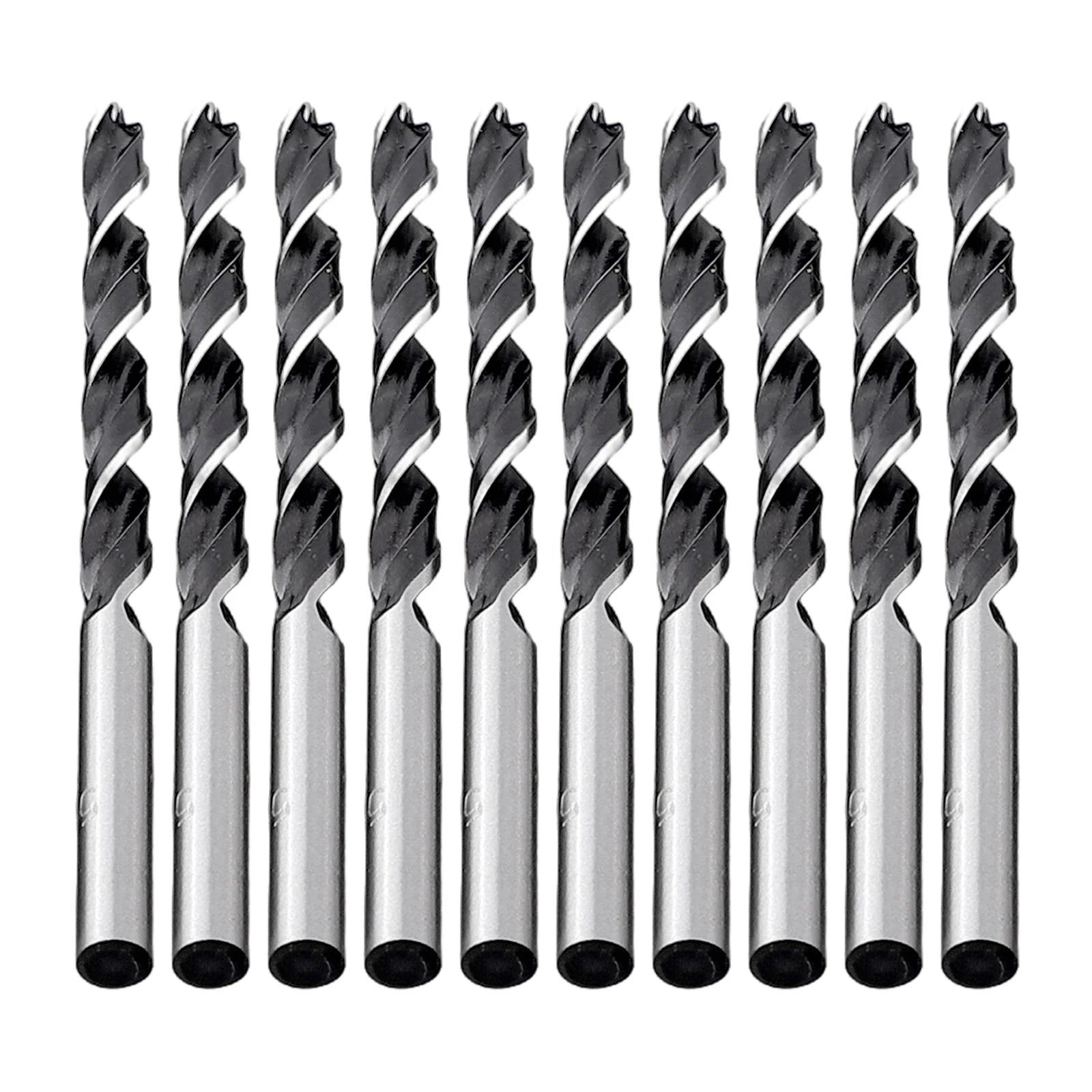 

10 шт. деревообрабатывающие спиральные сверла с центральным наконечником для прецизионного сверления по дереву и материалов из искусственного дерева