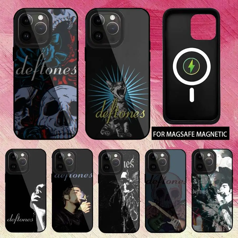 

Rock Band Deftones Phone Case For iPhone17,16,15,14,13,12,11 Plus,Pro Max Magnetic Magsafe Wireless Charging
