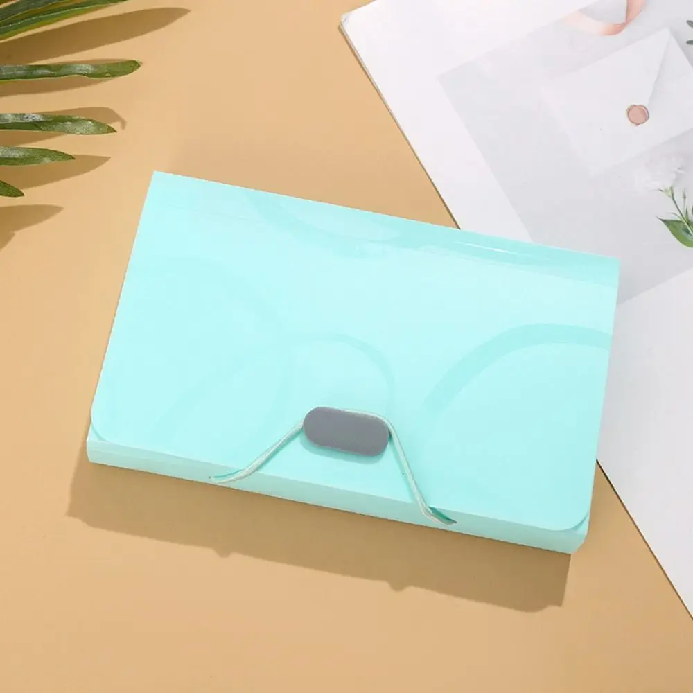 

Stripe Rainbow Organ Bag 13-grid Wear-resistant A6 File Storage Bag Large-capacity Waterproof Bill Package Storage Document