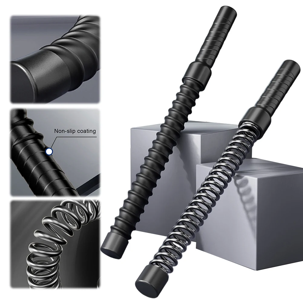 2Pcs Strength Training Bar ลื่น Biceps Triceps Strengthener ERGONOMIC ฤดูใบไม้ผลิ ARM Strength Expander สําหรับ Home GYM