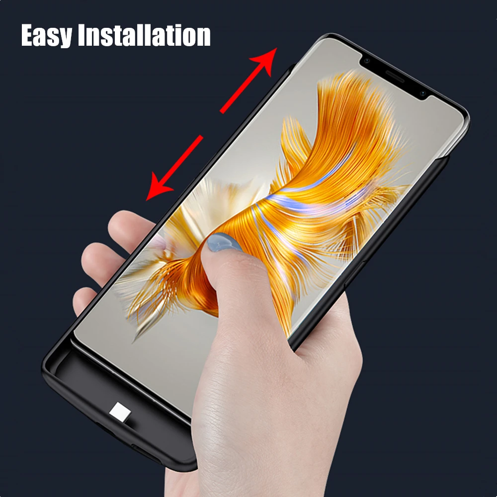 Power Bank Case For Huawei Mate 50 Pro Mate 50 External Battery Cases 6800mAh Portable Charger Power Bank Cover For Mate 50E
