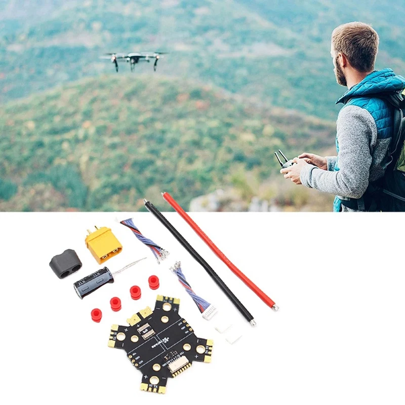 For SKYSTARS PDB XT60 Power Distribution Board 4X25A 4X30A For FPV Drone Quadcopter PDB XT60 Power Hub