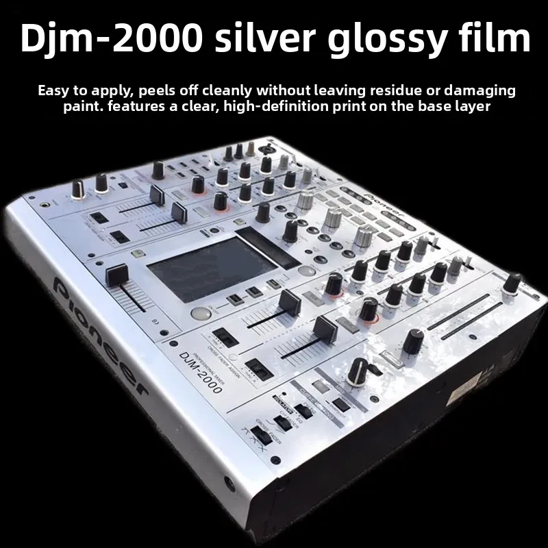 Adatto per pellicola protettiva Pioneer Controller DJM2000, skin adesiva argento