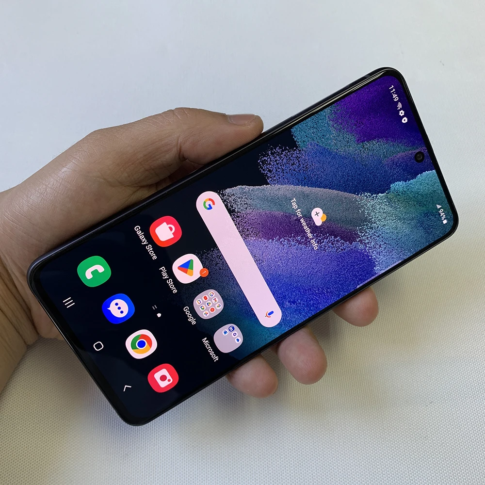 الأصلي سامسونج غالاكسي S21FE G990U1 5G الهاتف المحمول 6.4 "6GB RAM 128GB ROM NFC كاميرا ثلاثية ثماني النواة أندرويد S21fe الهاتف المحمول #6