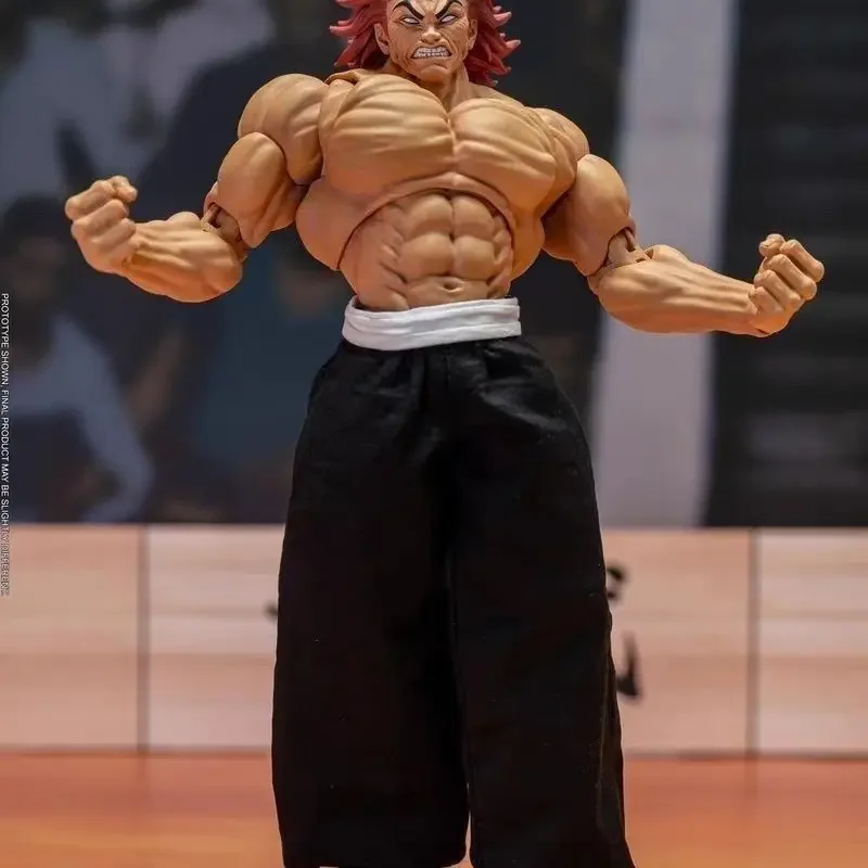 Storm Toys Hanma Yujiro Figure St 1/12 Grappler Serie Anime Figures Movable Pvc Models Statue Collectible Doll Birthday Gifts